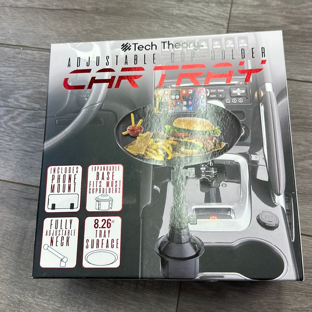 Tech Theory Car Tray new black in color excellent condition new car tray